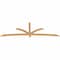 Ekena Millwork Davenport Timber Gable Bracket, Western Red Cedar, 108"W x 36"H x 1 1/2"D x 3 1/2"F, 8/12 Pitch GBW108X36X0204DAV00SWR - alternate 3